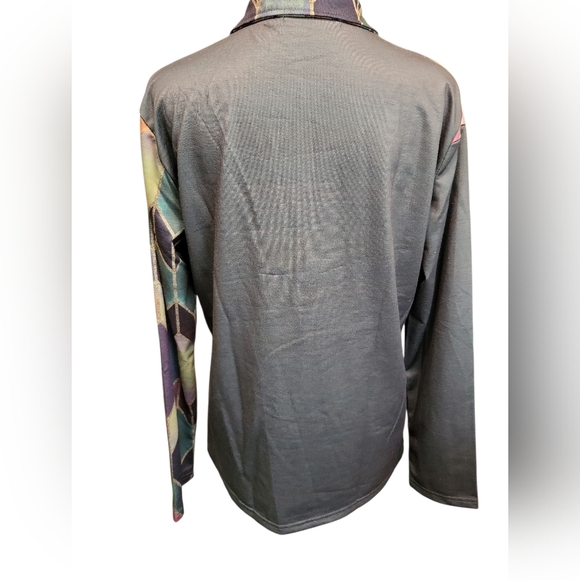 MISSLOOK Multicolor Patterned Top NWOT MED - Picture 6 of 10